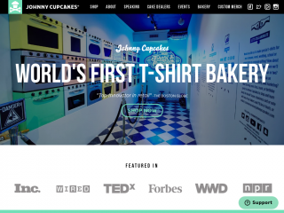 johnnycupcakes.com screenshot