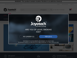 joyetech.us screenshot