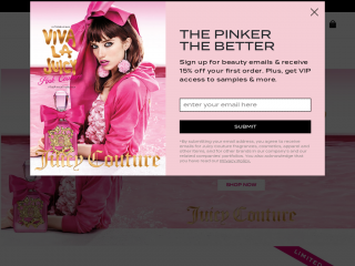 juicycouturebeauty.com screenshot