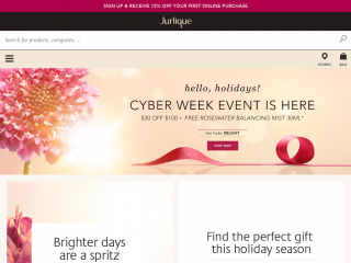 jurlique.com screenshot