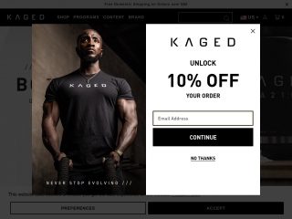 kaged.com screenshot