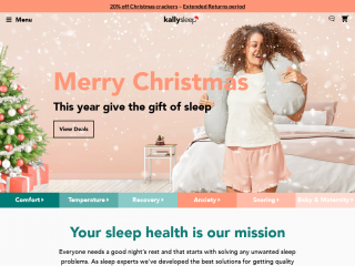 kallysleep.com screenshot