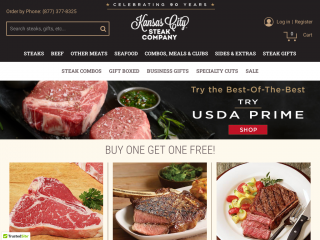 kansascitysteaks.com screenshot