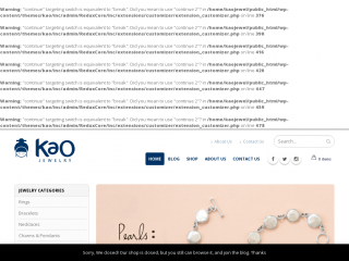 kaojewelry.com screenshot