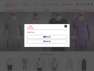 kappastore.co.uk screenshot