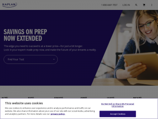 kaptest.com screenshot
