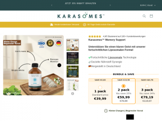 karasomes.com screenshot