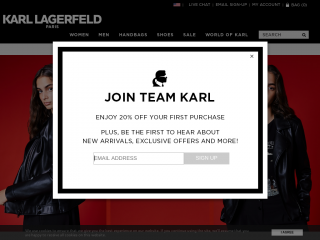 karllagerfeldparis.com screenshot