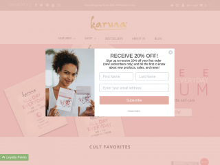 karunaskin.com screenshot