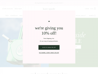 katespade.com screenshot