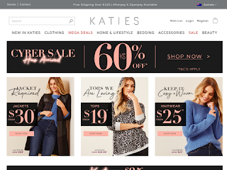 katies.com.au screenshot