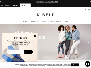 kbellsocks.com screenshot