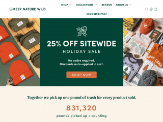 keepnaturewild.com screenshot