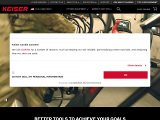 keiser.com screenshot