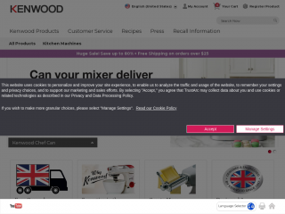 kenwoodworld.com screenshot