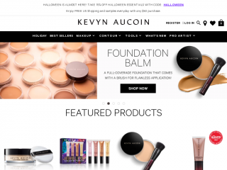 kevynaucoinbeauty.com screenshot