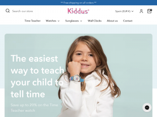 kiddus.com screenshot
