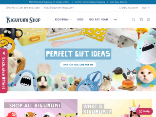 kigurumi-shop.com screenshot