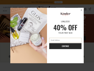 kinderbeauty.com screenshot