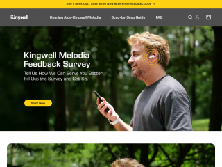 kingwellhearing.com screenshot