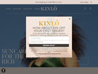 kinlo.com screenshot