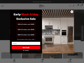 kitchenappliancestore.com screenshot