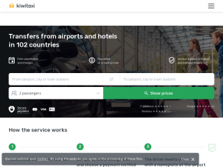 kiwitaxi.com screenshot