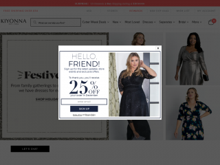 kiyonna.com screenshot