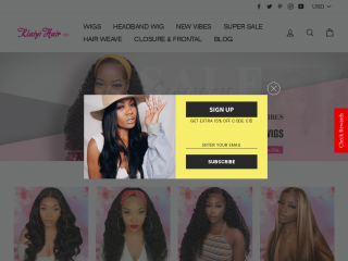 klaiyihair.com screenshot