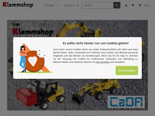 klemmshop.de screenshot