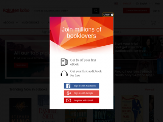 kobo.com screenshot