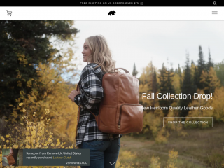 kodiakleather.com screenshot