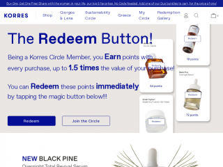 korresusa.com screenshot