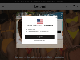 kotomiswim.com.au screenshot