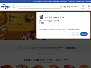 kroger.com screenshot