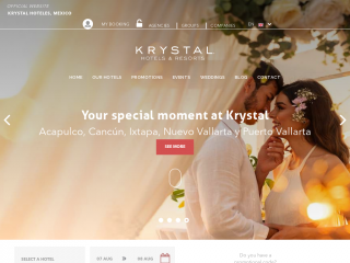 krystal-hotels.com screenshot