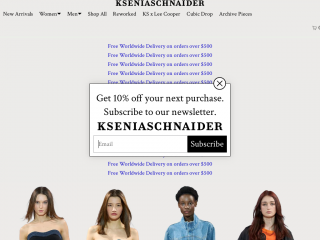 kseniaschnaider.com screenshot