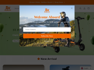 kukirin-scooter.com screenshot