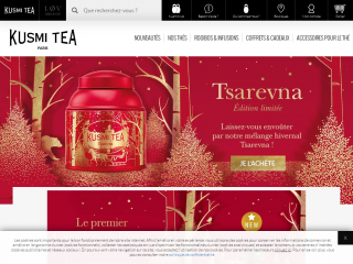 kusmitea.com screenshot