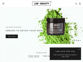 labtobeauty.com screenshot