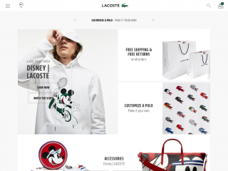 lacoste.com screenshot