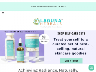 lagunaherbals.com screenshot