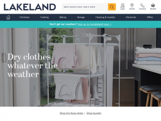 lakeland.co.uk screenshot
