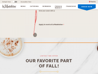 lamadeleine.com screenshot