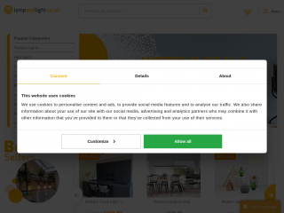 lampandlight.co.uk screenshot