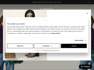 lancel.com screenshot