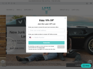 laneboots.com screenshot