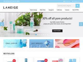 laneige.com screenshot