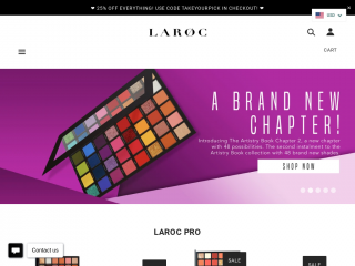 laroccosmetics.co.uk screenshot