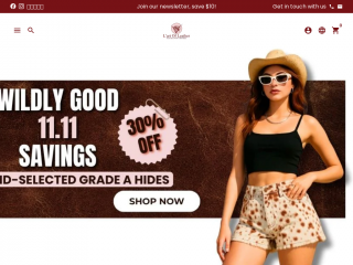 lartofleather.com screenshot